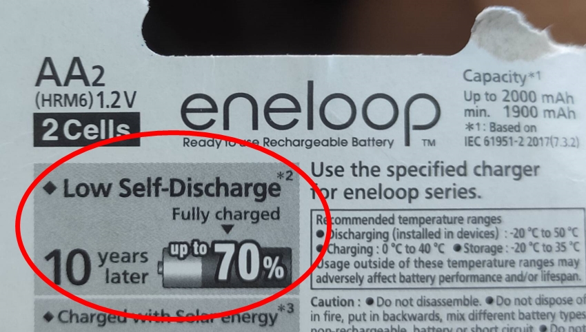 Low Self-Discharge คืออะไร Low Self-Discharge คืออะไร