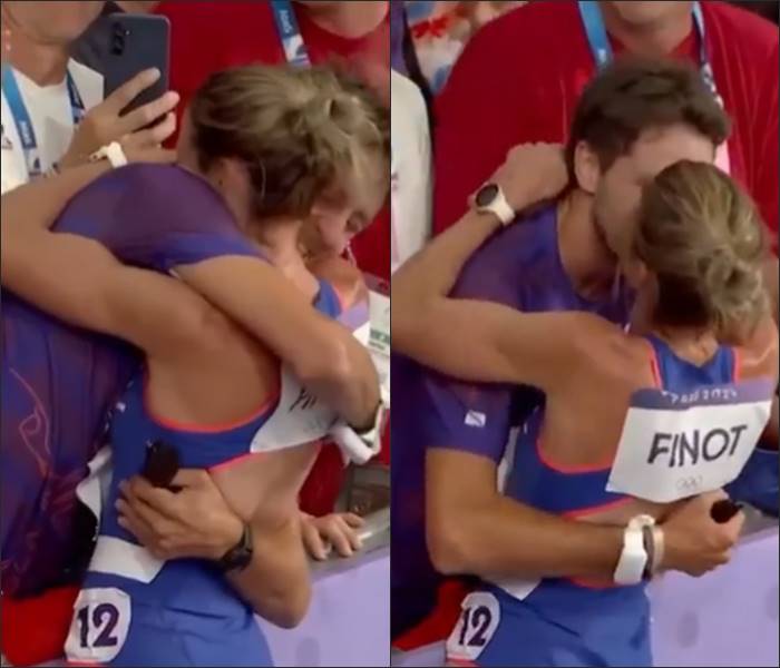 นักวิ่งสาวคุกเข่าขอแฟนหนุ่มแต่งงาน นักวิ่งสาวคุกเข่าขอแฟนหนุ่มแต่งงาน