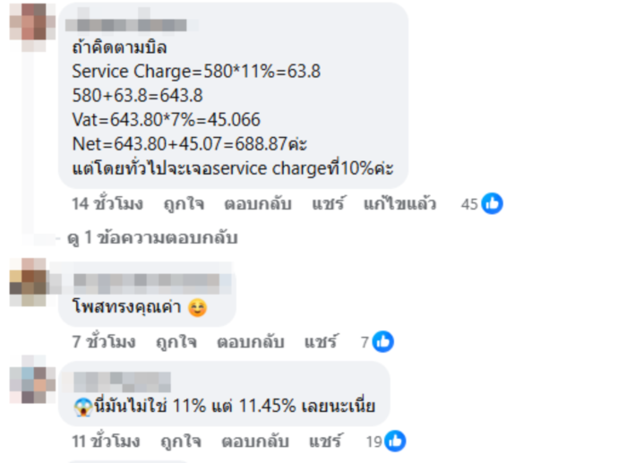 Service Charge Service Charge