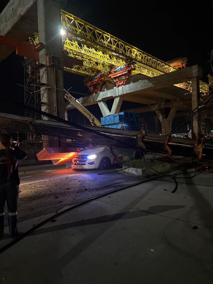 เครนถล่ม พระราม 2 เครนถล่ม พระราม 2