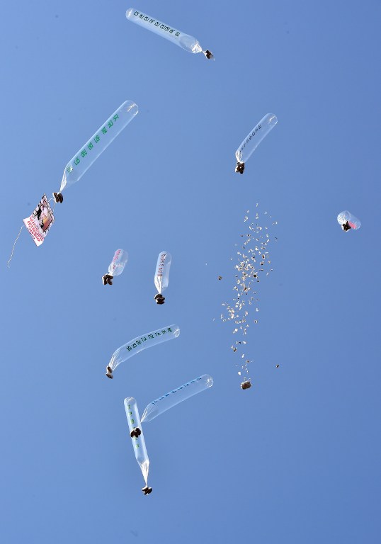 บอลลูนขยะ บอลลูนขยะ