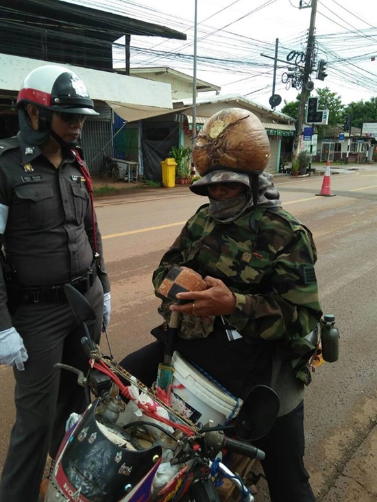 หมวกกันน็อค ลูกมะพร้าว หมวกกันน็อค ลูกมะพร้าว