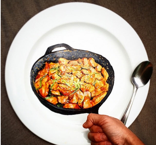 ศิลปะบนจานอาหาร ศิลปะบนจานอาหาร