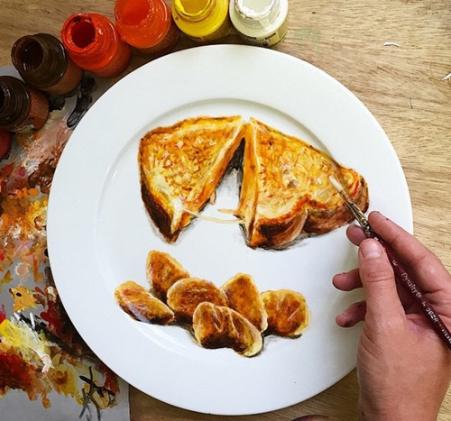 ศิลปะบนจานอาหาร ศิลปะบนจานอาหาร