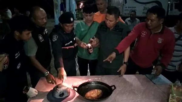 ไข่ปลาปักเป้าทอด ไข่ปลาปักเป้าทอด