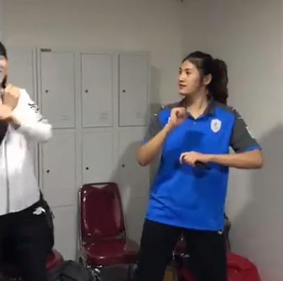 นักวอลเลย์บอลหญิง นักวอลเลย์บอลหญิง