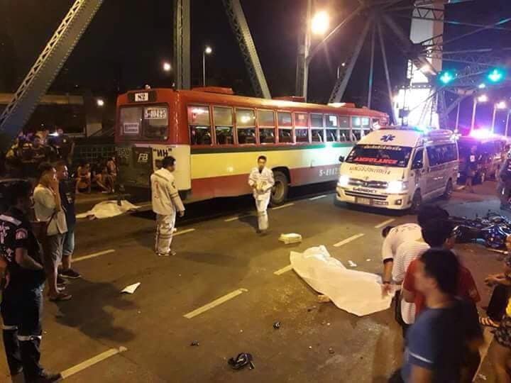 บิ๊กไบค์ชนรถเมล์ บิ๊กไบค์ชนรถเมล์