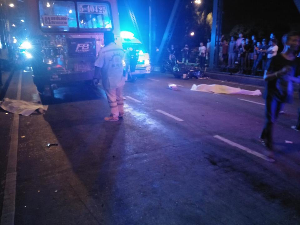 บิ๊กไบค์ชนรถเมล์ บิ๊กไบค์ชนรถเมล์