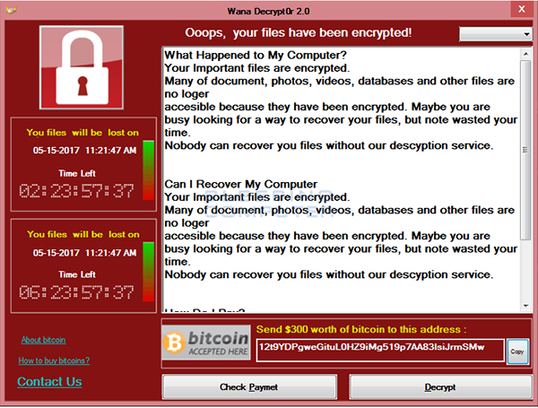 ไวรัสเรียกค่าไถ่ ไวรัสเรียกค่าไถ่