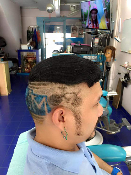 ไถทรงผมเป็นลาย BIKE FOR MOM ไถทรงผมเป็นลาย BIKE FOR MOM