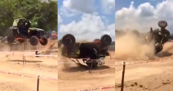 คลิประทึก ! พีท ทองเจือ โชว์ขับออฟโรดตีลังกากลางสนามแข่ง คลิประทึก ! พีท ทองเจือ โชว์ขับออฟโรดตีลังกากลางสนามแข่ง