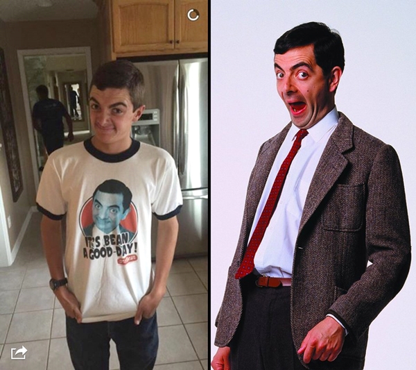 หนุ่มหน้าคล้ายมิสเตอร์บีน หนุ่มหน้าคล้ายมิสเตอร์บีน