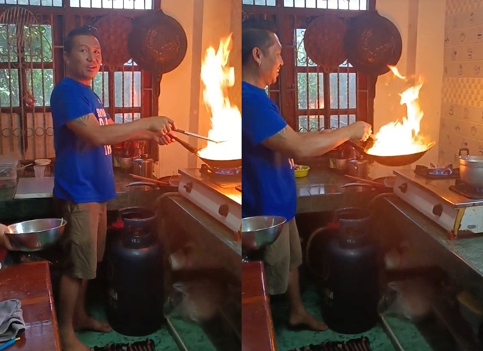 ผัดผักบุ้งไฟแดง ผัดผักบุ้งไฟแดง