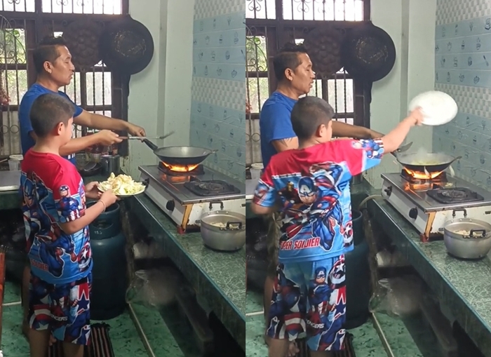 ผัดผักบุ้งไฟแดง ผัดผักบุ้งไฟแดง