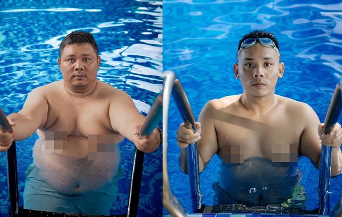 หนุ่มอ้วนหนัก 170 กก. ชีวิตพลิก ปีเดียวลดน้ำหนักได้ 75 กก. หนุ่มอ้วนหนัก 170 กก. ชีวิตพลิก ปีเดียวลดน้ำหนักได้ 75 กก.