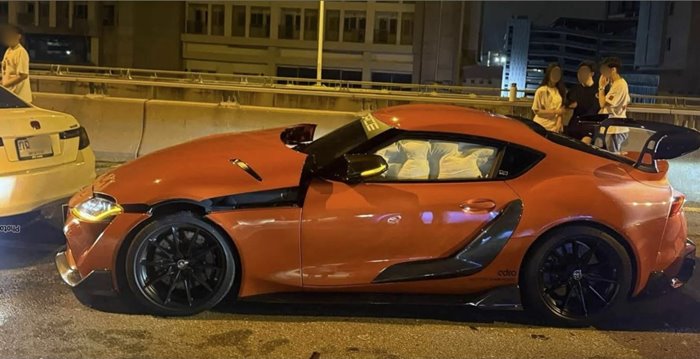 ก๊วนรถแต่งซิ่งพังยับ 10 คัน เปิดนาทีแข่งกันมาบนทางด่วน ก๊วนรถแต่งซิ่งพังยับ 10 คัน เปิดนาทีแข่งกันมาบนทางด่วน