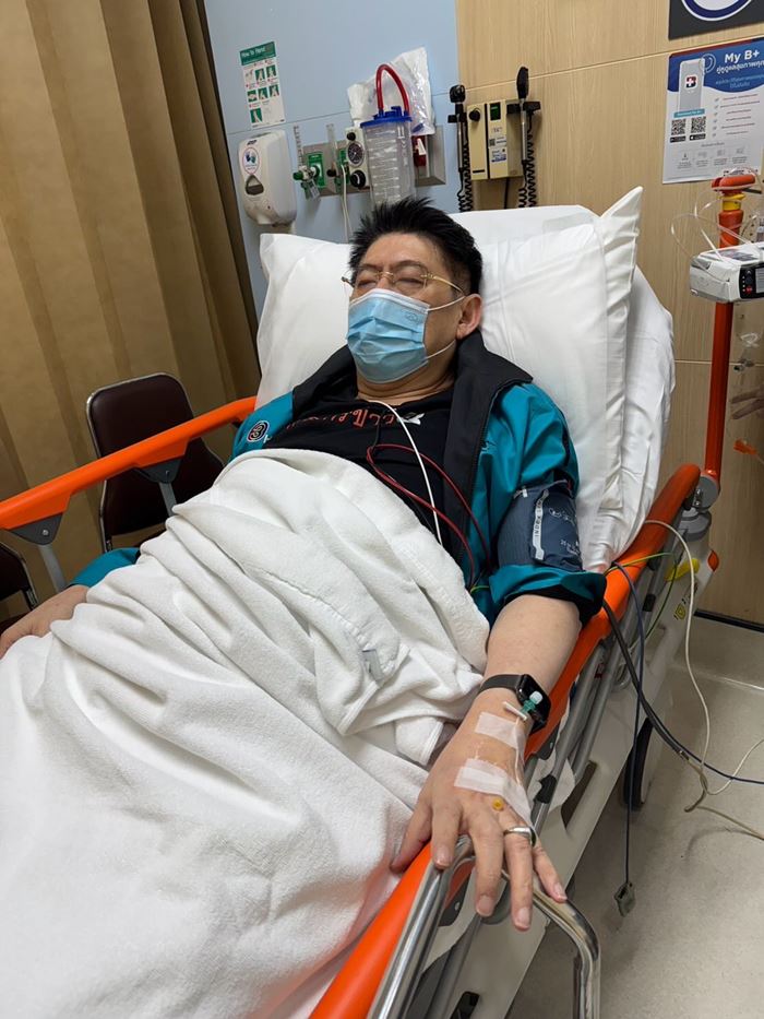 สรยุทธ สุทัศนะจินดา เผยภาพใน รพ. เผยสาเหตุแอดมิต สรยุทธ สุทัศนะจินดา เผยภาพใน รพ. เผยสาเหตุแอดมิต