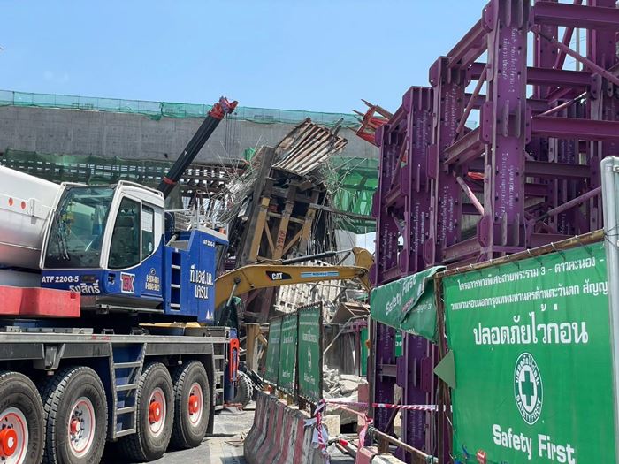 เหยื่อคานทางด่วนถล่ม ดับศพที่ 6 เหยื่อคานทางด่วนถล่ม ดับศพที่ 6