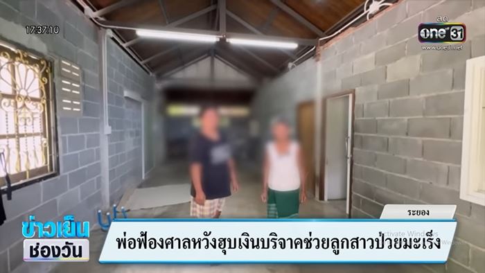 พ่อสาวป่วยมะเร็งปาก ฟ้องหวังฮุบเงินบริจาค 4.8 ล้าน พ่อสาวป่วยมะเร็งปาก ฟ้องหวังฮุบเงินบริจาค 4.8 ล้าน