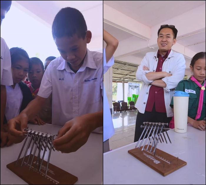 ครูท้านักเรียน วางตะปู 14 ตัวบนตะปูตัวเดียว ลั่นแก้ได้ให้ 500 ครูท้านักเรียน วางตะปู 14 ตัวบนตะปูตัวเดียว ลั่นแก้ได้ให้ 500