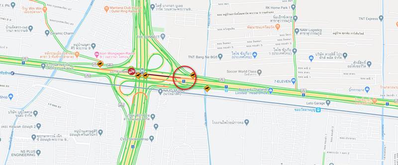 รถพ่วงตกสะพาน รถพ่วงตกสะพาน