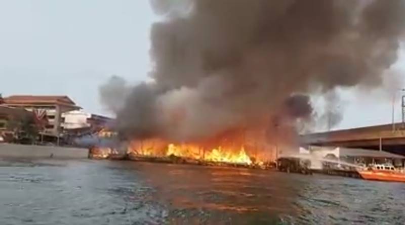 ไฟไหม้ สะพานพระราม 7 ไฟไหม้ สะพานพระราม 7