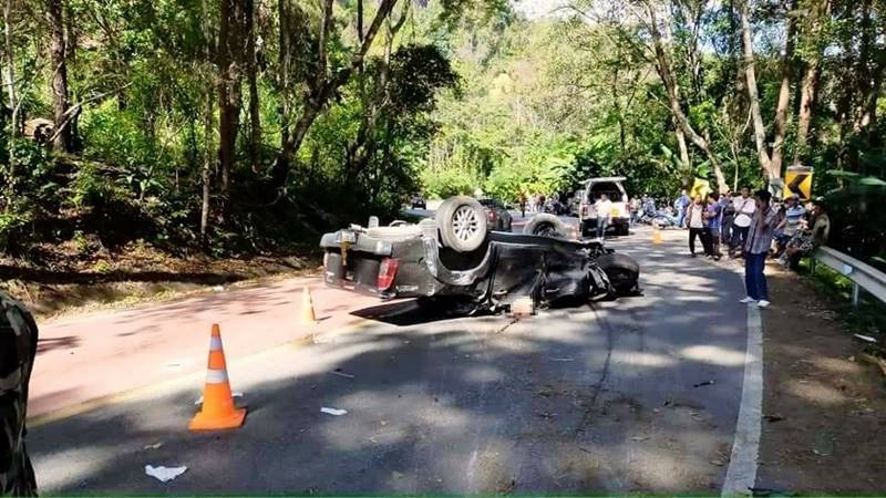 รถคว่ำดอยอินทนนท์ รถคว่ำดอยอินทนนท์