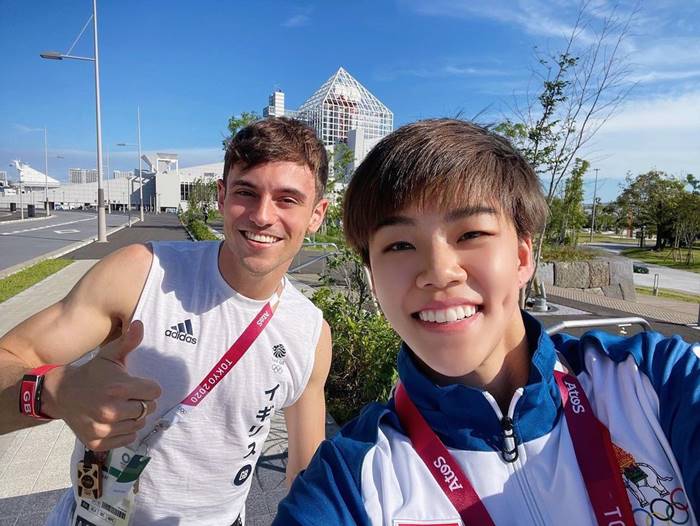 Tom Daley, ปอป้อ ทรัพย์สิรี Tom Daley, ปอป้อ ทรัพย์สิรี