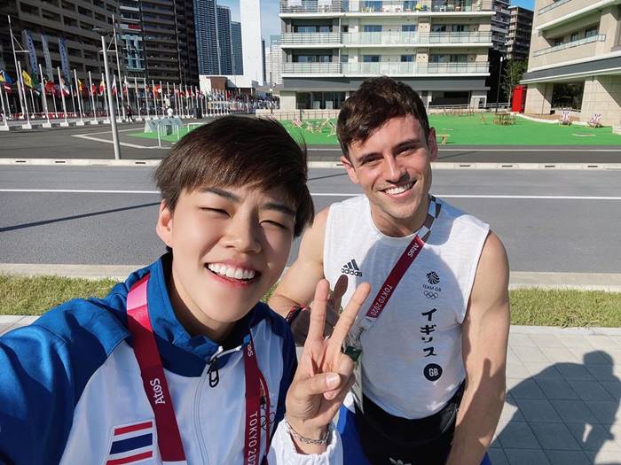 Tom Daley, ปอป้อ ทรัพย์สิรี Tom Daley, ปอป้อ ทรัพย์สิรี