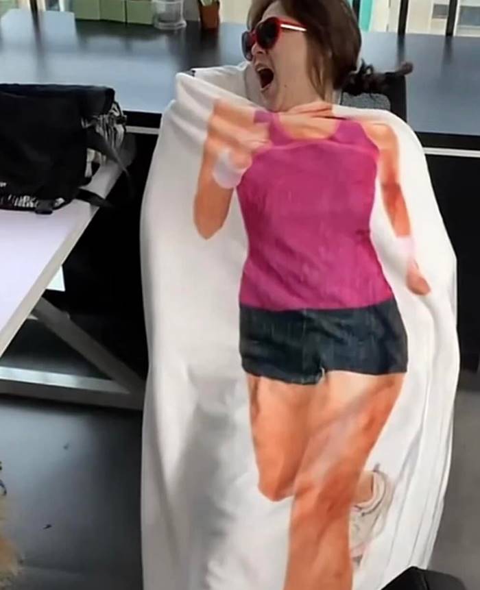 ผ้าห่มลายวิ่ง ผ้าห่มลายวิ่ง