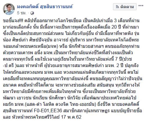 มงคลกิตติ์ สุขสินธารานนท์ มงคลกิตติ์ สุขสินธารานนท์