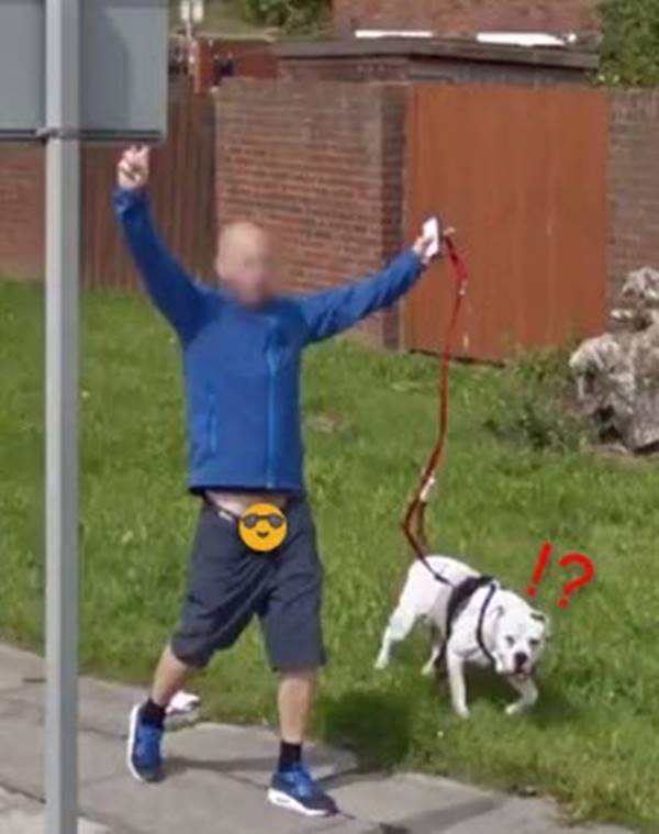 หนุ่มห่ามควักกระปู๋โชว์รถกูเกิล หนุ่มห่ามควักกระปู๋โชว์รถกูเกิล