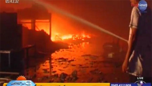 ไฟไหม้โรงงานโทรทัศน์ ปราจีนบุรี เผาวอด 100 ล้าน คาดโคมลอยตกใส่ ไฟไหม้โรงงานโทรทัศน์ ปราจีนบุรี เผาวอด 100 ล้าน คาดโคมลอยตกใส่