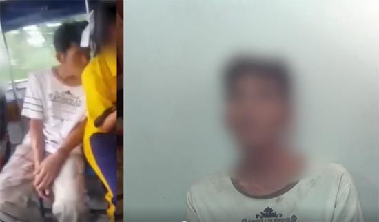 รวบชายโรคจิตลวนลามนักเรียนสาวบนสองแถว อ้างเมาทำไปไม่รู้ตัว รวบชายโรคจิตลวนลามนักเรียนสาวบนสองแถว อ้างเมาทำไปไม่รู้ตัว