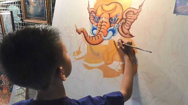 เด็ก 11 ขวบ เปิดหมวกวาดภาพลายเส้น เด็ก 11 ขวบ เปิดหมวกวาดภาพลายเส้น