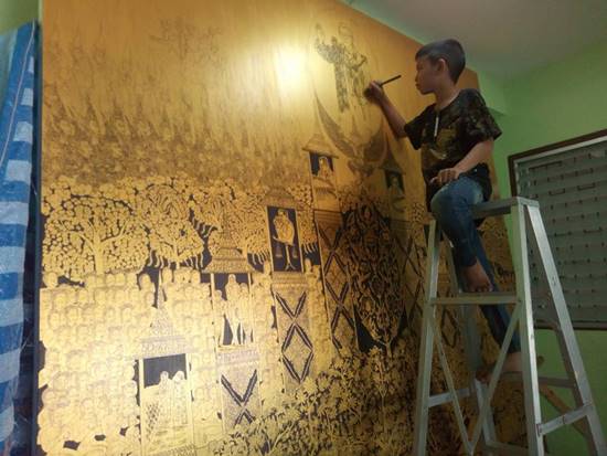 น้องอามานี่ ลูกศิษย์ อ.เฉลิมชัย จรดปลายปากการังสรรค์ภาพวาด ร.9 สุดวิจิตร น้องอามานี่ ลูกศิษย์ อ.เฉลิมชัย จรดปลายปากการังสรรค์ภาพวาด ร.9 สุดวิจิตร