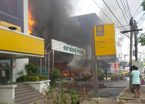 ไฟไหม้ร้านวัสดุก่อสร้าง ตลาดใหญ่วังน้อย ไฟไหม้ร้านวัสดุก่อสร้าง ตลาดใหญ่วังน้อย