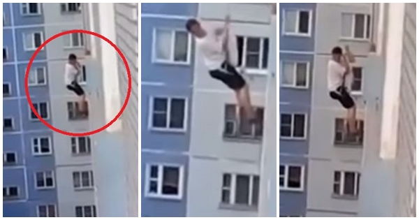 หนุ่มสวมบทสไปเดอร์โรยตัวบอกรักสาว แต่ผิดคิวแรงเลยต้องเงิบแบบนี้ หนุ่มสวมบทสไปเดอร์โรยตัวบอกรักสาว แต่ผิดคิวแรงเลยต้องเงิบแบบนี้