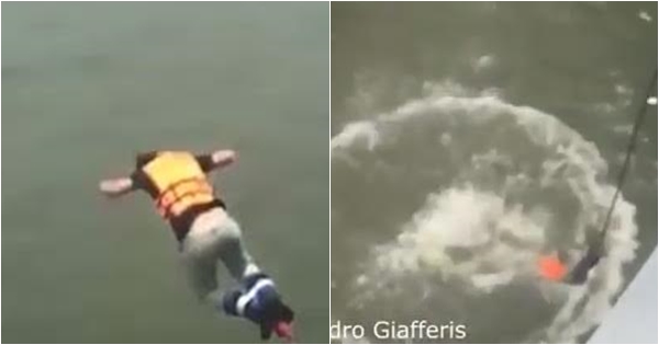 ระทึก ! สาวโดดบันจี้จัมพ์พลาดร่างกระแทกน้ำอย่างจัง กลางกองถ่ายโฆษณา ระทึก ! สาวโดดบันจี้จัมพ์พลาดร่างกระแทกน้ำอย่างจัง กลางกองถ่ายโฆษณา