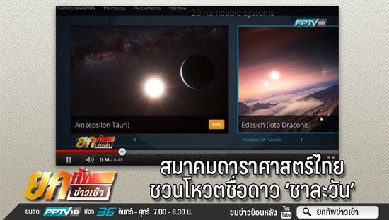 ไทยเสนอตั้งชื่อดาว 47 ursea majoris ในชื่อ ไทยเสนอตั้งชื่อดาว 47 ursea majoris ในชื่อ