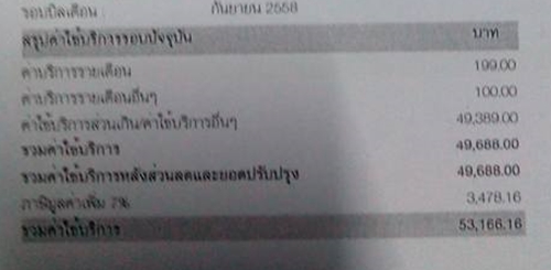 พ่อแม่ลมแทบจับ ! ลูกโหวตรายการเพลงชื่อดัง บิลเรียกเก็บ 5 หมื่นบาท พ่อแม่ลมแทบจับ ! ลูกโหวตรายการเพลงชื่อดัง บิลเรียกเก็บ 5 หมื่นบาท