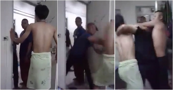 หนุ่มโดนทหารรุมต่อยถึงในห้อง หลังไปเตือนกินเหล้าเสียงดัง (มีคลิป) หนุ่มโดนทหารรุมต่อยถึงในห้อง หลังไปเตือนกินเหล้าเสียงดัง (มีคลิป)