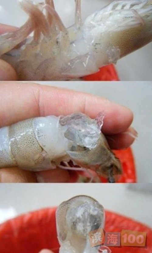 กุ้งปลอมยัดไส้เจลาติน กุ้งปลอมยัดไส้เจลาติน