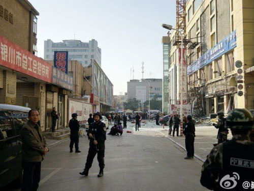 ร้านสุกี้หม้อต้มระเบิดยับเยินในจีน เจ็บ 10 ราย ร้านสุกี้หม้อต้มระเบิดยับเยินในจีน เจ็บ 10 ราย