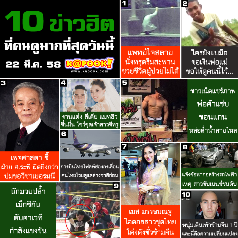 10 ข่าวฮิต 10 ข่าวฮิต