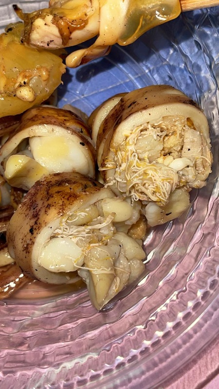 เห็ดเข็มทองในปลาหมึก คืออะไร เห็ดเข็มทองในปลาหมึก คืออะไร