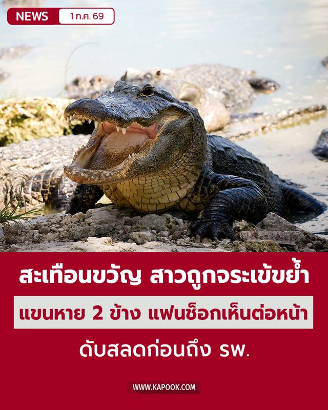สาวถูกจระเข้ขย้ำ สาวถูกจระเข้ขย้ำ