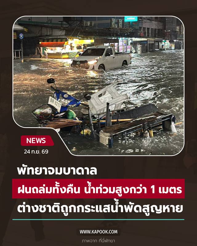 น้ำท่วมพัทยา น้ำท่วมพัทยา
