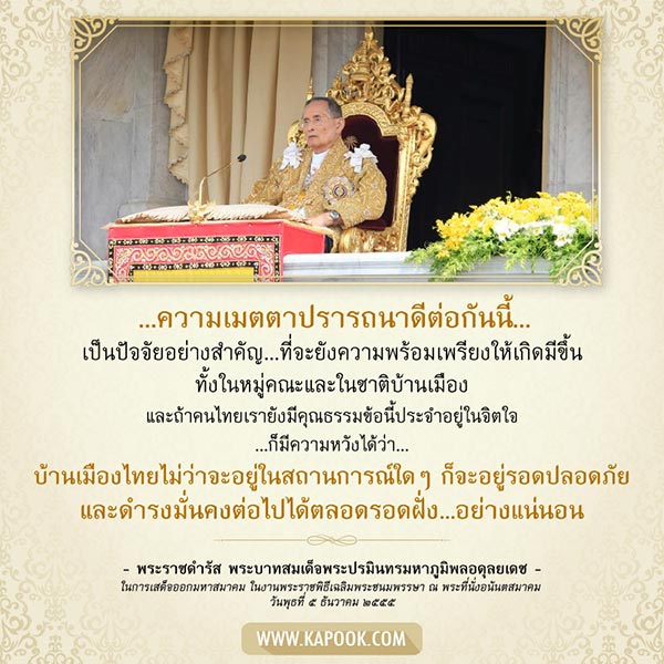 พระราชดำรัส ในหลวง รัชกาลที่ 9 พระราชดำรัส ในหลวง รัชกาลที่ 9