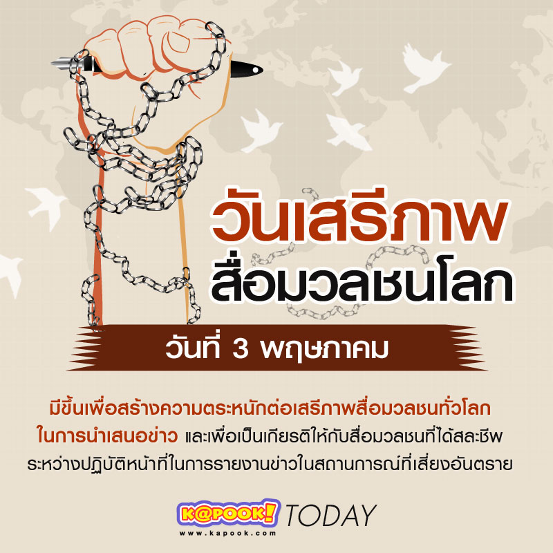 วันเสรีภาพสื่อมวลชนโลก วันเสรีภาพสื่อมวลชนโลก